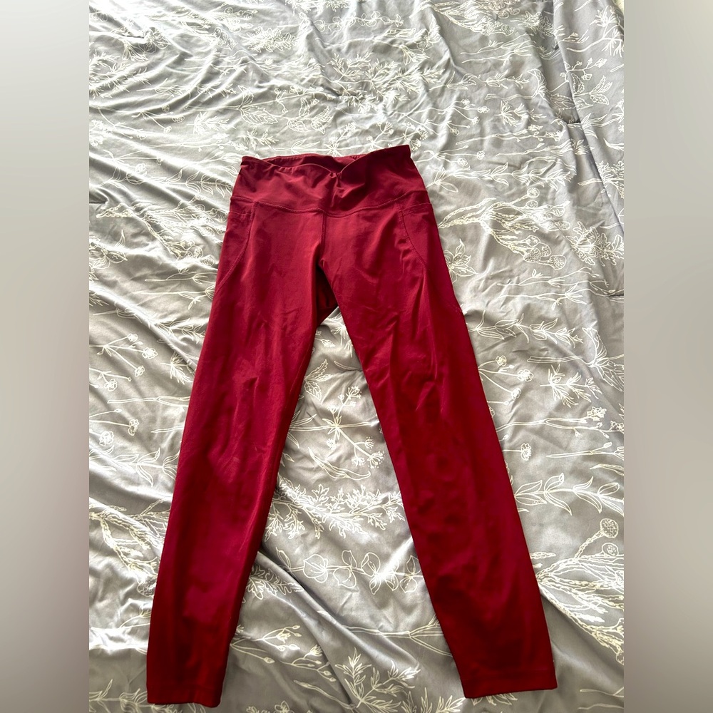 Maroon Elevate Leggings Size L